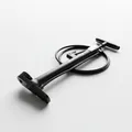 DANSI Fahrradpumpe Standluftpumpe alle Ventile AV SV DV mit Manometer