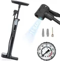 Handpumpe Dansi mit Manometer, schwarz, 6 bar | B-WARE