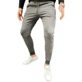 Megaman Herren Jogginghose Sweatparts Baumwolle Trainingshose Jogger Fitness Slim Fit Streetwear Männer Antrahzit L