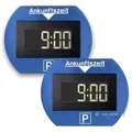 2x Park Lite elektronische Parkscheibe digitale Parkuhr blau mit offizieller Zulassung - 2 Stück Set