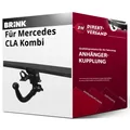Anhängerkupplung abnehmbar für Mercedes CLA Kombi 03.2015-08.2019 inkl. EBA top