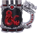Tankard z logo Dungeons & Dragons - Oficjalny, rcznie malowany 17,5 cm