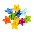Lego® DUPLO® Blumen-Set – 10x Bunte Blumen & Blätter | Kreatives Zubehör für Kleinkinder | Kompatibel mit Lego® DUPLO®