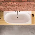 Ecolam Badewanne 180 X 80 Cm Rechts Avita Eckbadewanne Raumsparende Wanne Ablauf In Der Mitte Acrylwanne Ablaufgarnitur Füße Silikon