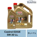 Castrol EDGE 5W-30 LL 5 + 1 Liter Motoröl ACEA C3 VW 504 507 BMW LL-04 MB