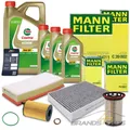 MANN-FILTER INSPEKTIONSPAKET SET B + ÖL FÜR VW TOUAREG PORSCHE CAYENNE 3.0 TDI