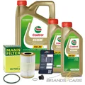 MANN-FILTER ÖLFILTER +7l CASTROL MOTORÖL FÜR AUDI A4 S4 A5 A6 A7 A8 Q7 3.0 TFSI