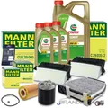 MANN INSPEKTIONSPAKET B FÜR MERCEDES C E-KLASSE W204 W212 S212 GLK 300 350 CDI