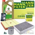 MANN-FILTER INSPEKTIONSPAKET SET A +ÖL FÜR AUDI A1 VW POLO 5 SKODA FABIA 1.0 TSI