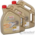 2x 5 LITER CASTROL EDGE FST 5W-30 LL MOTORÖL passend für VW 504.00/507.00