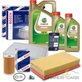 BOSCH INSPEKTIONSPAKET+7l CASTROL FÜR VW MULTIVAN TRANSPORTER T5 T6 BUS 2.0 TDI