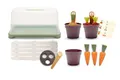 Dantoy 4725 | Green Garden Minigewächshaus-Set | 18 Teile Plus 1 Set Selbstklebende Sticker