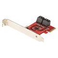 StarTech com 4P6G-PCIE-SATA-CARD, PCIe, SATA, PCIe 3.0, Rot, ASMedia - ASM1164, 6 Gbit/s (4P6G-PCIE-SATA-CARD)