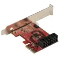 StarTech.com PCIe SATA Controller Karte - 4 Port SATA 3 Erweiterungskarte/Kontroller - 6Gbit/s - Full/Low-Profile Blende