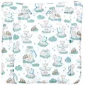 TupTam Wickelauflage TupTam Baby Wickeltischauflage mit Baumwollbezug Gemustert grau|grün 75 cm x 80 cm