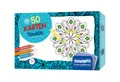Ausmalkarten Mandalas 50 Stück - Kartolino, Malen, Geschenke, Mitnehmen