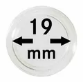 Lindner 2250019P Münzenkapseln 19mm 10er Pack