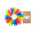 PHENO FLAGS Flagge Wimpelkette mit 7 Farben, 10m, wiederverwendbar