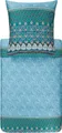 Bassetti Mako-Satin Bettwäsche-Garnitur LAGLIO Farbe GRÜN V1 Größe 200x200cm+2x80x80