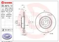 2X BREMSSCHEIBE VORNE BREMBO 09A91311 FÜR DAIHATSU TOYOTA