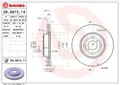 2x BREMBO 09.A913.11 Bremsscheibe für DAIHATSU TOYOTA