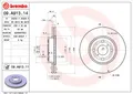 2 x BREMBO 09.A913.11 Bremsscheibe für DAIHATSU,TOYOTA,TOYOTA (FAW)