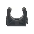 tecuro Rohrschelle 20 mm - schwarze PP Rohrschelle für PVC-U und Poolflex Rohre -temperaturbeständig bis 75°C, erweiterbar, RSPP - 20