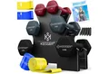 KESSER Hantel-Set, (18 kg Set 2 x (1+3+5)kg), Kurzhantel Gymnastikhanteln mit Ständer Aufbewahrung