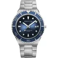 Bering Herrenuhr Classic Silber Blau 18940-707 - Blau