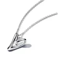 Pandora Kette mit Anhänger Essence Kette mit Anhänger Damen Herz Silber 393272C00