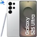 Samsung Galaxy S25 Ultra - 5G Smartphone - Dual-SIM - RAM 12 GB / Interner Speicher 1 TB - OLED display - 6.9" - 3120 x 1440 Pixel (120 Hz) - Silber/Weiß