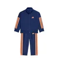 adidas Unisex Baby ESSENTIALS CLIMACOOL TRACKSUIT, dark blue/Dusky Orange, 3-6 Months