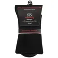 RS Harmony Diabetikersocken Baumwolle Herren extra weit breit ohne Gummi schwarz 43/46