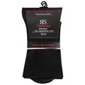 RS. Harmony 2 Paar Socken Baumwolle Herren extra weit breit Übergröße ohne Gummi (DE/NL/SE/PL, Numerisch, 43, 46, Regular, Regular, schwarz)