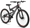 Licorne Bike Strong 2D Premium Mountainbike in 27,5 Zoll - Fahrrad für Jungen, Mädchen, Damen und Herren - Scheibenbremse vorne und hinten - 21 Gang-Schaltung - Vollfederung