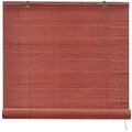 Rollo Bambusrollo, 60 x 220 cm, kirsche, Victoria M., verdunkelnd, ohne Bohren, freihängend, verschraubt, ohne Bohren, zum Schrauben rot 60 cm x 220 cm