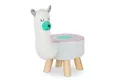 relaxdays Kinderhocker Tierhocker für Kinder, Lama