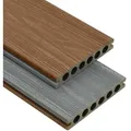 Vidaxl - Wpc Terrassendielen Mit Zubehör Braun Und Grau 20 M2 4 M