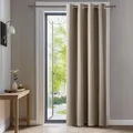 Blickdichte Gardinen mit Ösen Verdunkelungsvorhänge Wohnzimmer Dicke Thermoga...