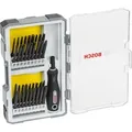 Schraubendreher-Set mit Handgriff, 1/4", 37-teilig, Bit-Satz extra lange Bits