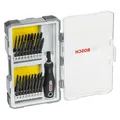 Bosch Professional Zubehör Schrauberbit-Set (Innenvierkant, Kreuz Pozidriv PZ, Spanner Head für Zweilochmuttern, Tri-Wing) (2607017320)