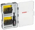 Bosch Accessories 2607017320 Bit-Set 37teilig Schlitz, Kreuzschlitz Phillips, Kreuzschlitz Pozidriv, Sechsrund BO, Tri-Wing