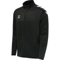 Hummel hmlCORE XK POLY ZIP SWEAT BLACK S - Schwarz - S