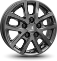 itWheels Mira Van gloss black polished 6.5x16 ET50 - LK5/118 ML71.1 Alufelge schwarz