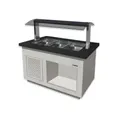 SARO Salatbar für 1/1 GN PREMIUM LINE SB-K, weiß 366-2000 , 3 x 1/1 GN - Maße (L x B x H): 880 x 1300 x 1350 mm