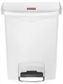 Rubbermaid Tret Abfalleimer Slim Jim 30 Liter weiß