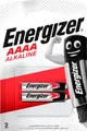 Energizer AAAA Batterie 2er Blister Piccolo 1,5V MN2500 Alkaline LR61