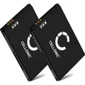 CELLONIC 2x Akku für Headset Kompatibel mit SteelSeries Arctis Pro Wireless, Siberia 800, Siberia 840, 160240 - (900mAh, 3.7V)