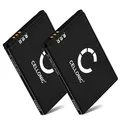 CELLONIC 2X Akku für Headset Kompatibel mit SteelSeries Arctis Pro Wireless, Siberia 800, Siberia 840, 160240 - (900mAh, 3.7V)