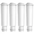 Comedes Wasserfilter 4er Set kompatibel mit Krups, Melitta und Nivona Kaffeeautomaten, Zubehör für einsetzbar statt Krups Claris F-088, Nivona NIRF 700, Jura 7525, Melitta Pro Aqua, einsetzbar statt Krups Claris, Jura 7525, Melitta
